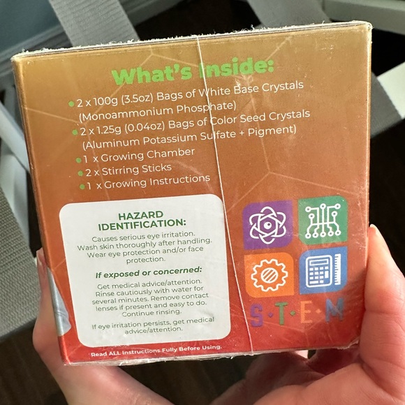 Purple Ladybug Grow Your Own Crystals Red and Green Stem - Picture 6 of 10